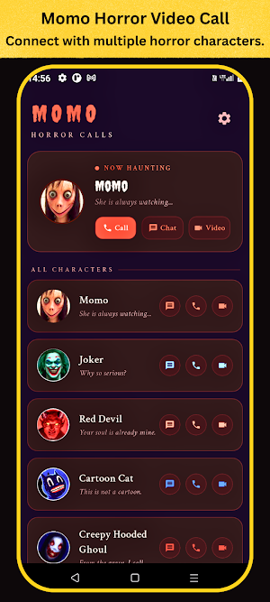 Momo video call horror game Screenshot 0