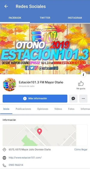 Estación 101.3 FM - Mayor Otaño Screenshot 2