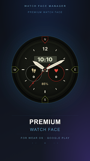 Tactical Bearing Watch Face Screenshot 3