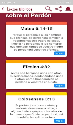Aliento Diario Textos Bíblicos Screenshot 2