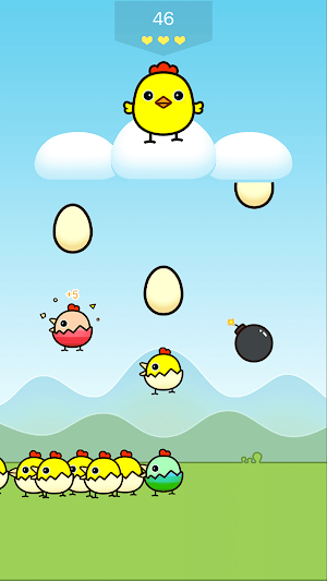 Happy Chicken - Save Eggs Screenshot 0