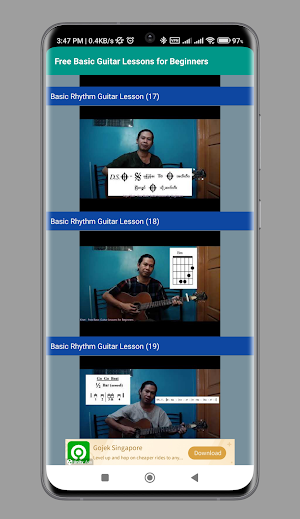 Basic Guitar Lessons Screenshot 2