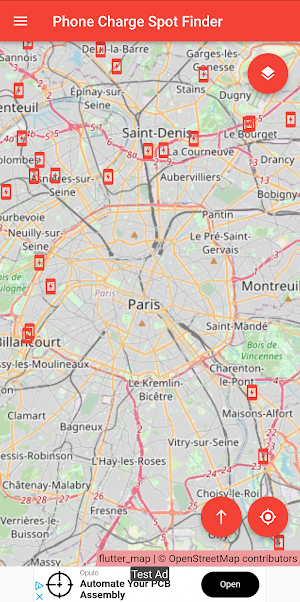 Phone Charge Spot Finder Screenshot 0