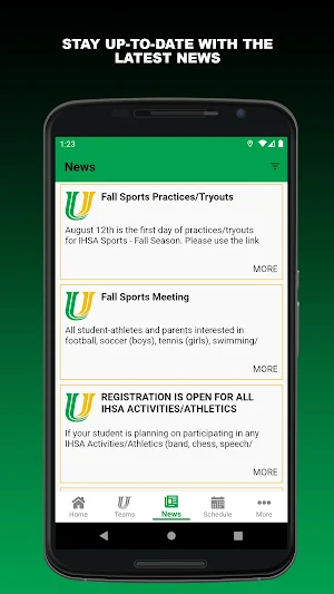 University High Pioneers Screenshot 3