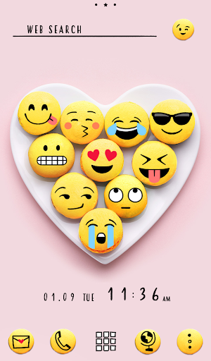 Emotional Macarons Theme Screenshot 0