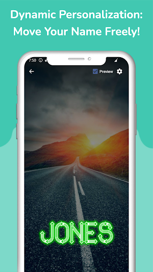 Neon Name Live Wallpaper Screenshot 3