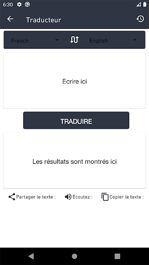 French Synonyms dictionary Screenshot 3
