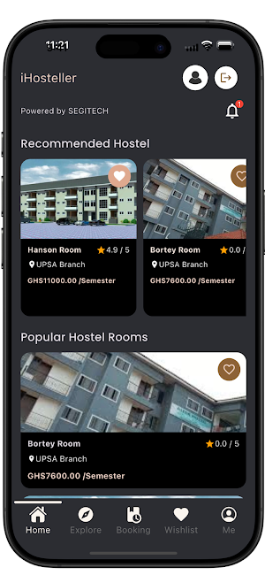 iHosteller Screenshot 1
