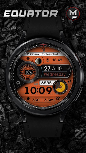 EQUATOR - Digital Watch Face Screenshot 2