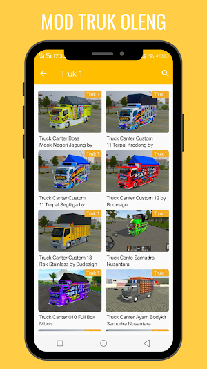 Mod Bussid Truk Oleng Artis Screenshot 2