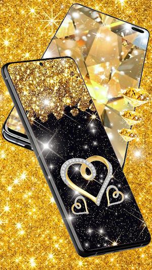 Gold Live Wallpapers 3D Screenshot 1