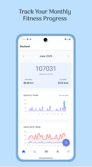 Nasheet: Walk Beyond Steps Screenshot 0