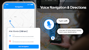 GPS Maps Voice Route Finder Screenshot 2