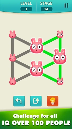 1 Line - Draw 1 Stroke By One Touch - Shape Games Screenshot 2
