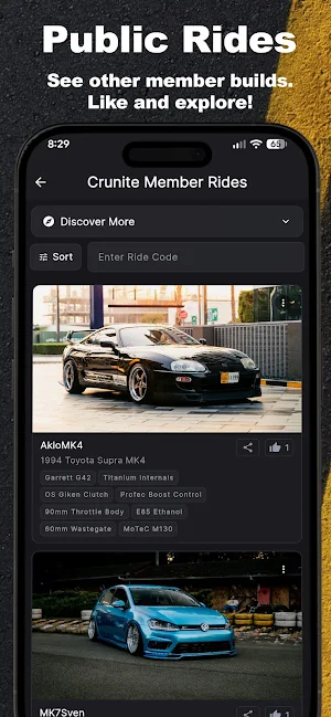 CRUNITE - Car Clubs, Car Meets Screenshot 2