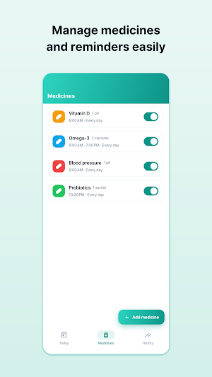 Meditime - Medication Reminder Screenshot 1