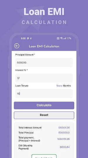 LoanLidhi : Loan EMI Calculate Screenshot 3