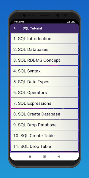 SQL and PL/SQL Tutorial Screenshot 1