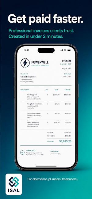 Isal Receipt & Invoice Maker Screenshot 0