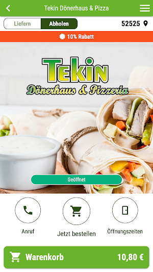 Tekin Dönerhaus & Pizza Screenshot 0