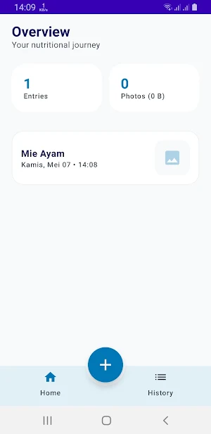 Meal Tracker Screenshot 2