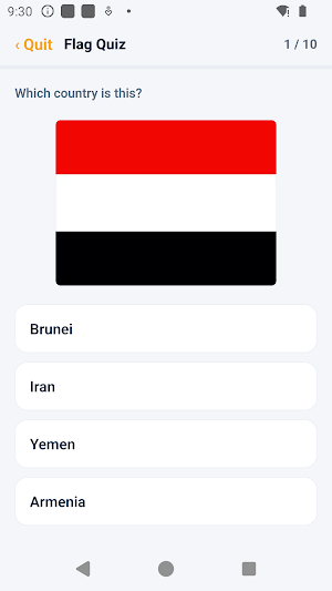 Flags & Capitals: Geo Quiz Screenshot 1