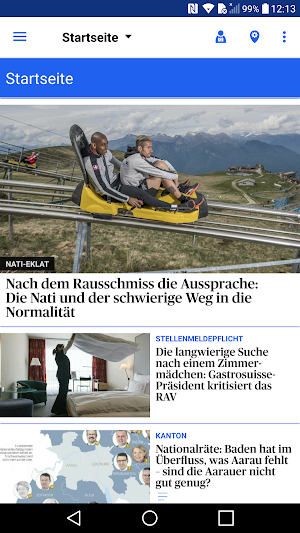 ot Oltner Tagblatt News Screenshot 0