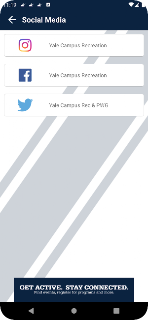Yale Campus Recreation Screenshot 3