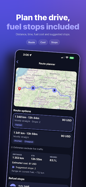 CostPilot Fuel – Car Cost Log Screenshot 1