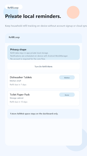 RefillLoop Screenshot 2