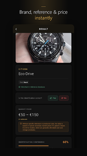Watch Authenticator: AI check Screenshot 1