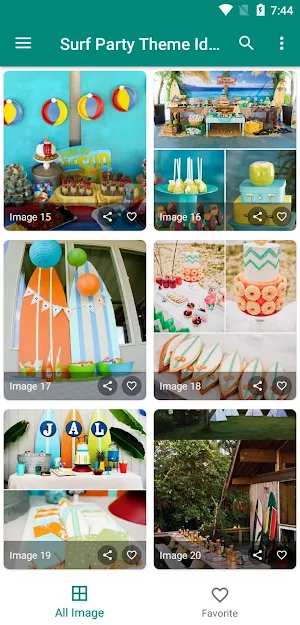 Surf Party Theme Ideas Screenshot 0
