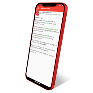 Video SEO, Optimize, Analytics Screenshot 3