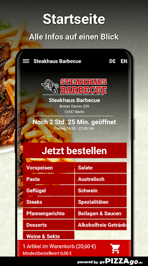 Steakhaus Barbecue Berlin Screenshot 1