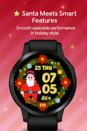 Christmas Santa WatchFace Screenshot 2