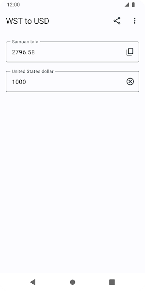 WST to USD Screenshot 1