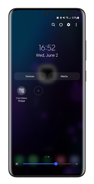 Cast Menu Widget Screenshot 1
