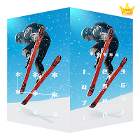 AppLock Live Theme Skiing – Paid Theme