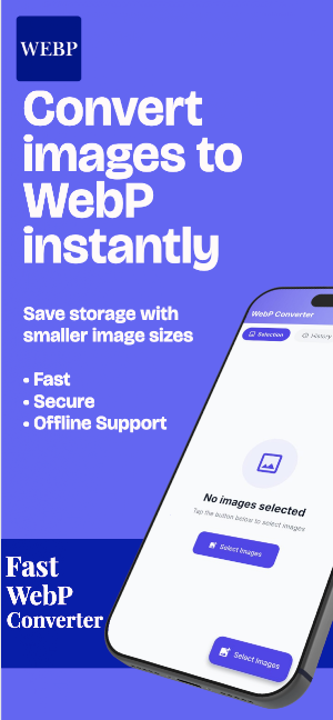 WEBP Converter - Image to WebP Screenshot 1