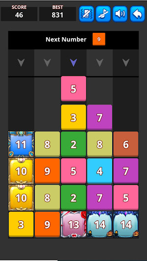 Drop Number - Merge Number Screenshot 2
