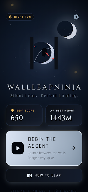 Wall Leap Ninja Screenshot 0