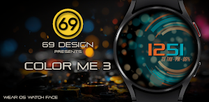 [69D] Color Me 3 watch face Screenshot 0