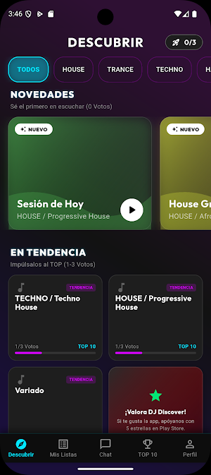 DJ Discover: Sesiones & Música Screenshot 0