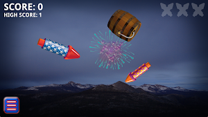 Fireworks Finger Fun Game Screenshot 1