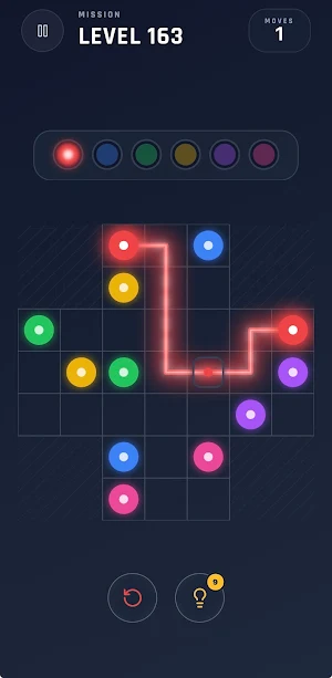 Neon Link: Connect Dots Screenshot 2