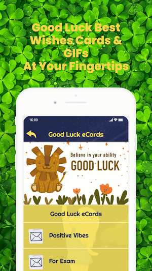 Good Luck Best Wishes Card GIF Screenshot 2