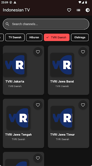 TV Indonesia Terlengkap Live Screenshot 1