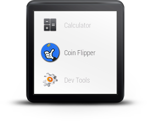 Coin Flipper For Wear OS (Android Wear) Screenshot 2