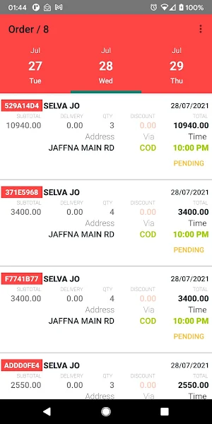 E-commerce Driver & Delivery App Screenshot 1