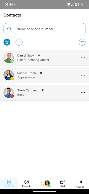 Contact Mobile Screenshot 2